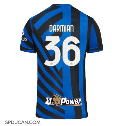 Muški Nogometni Dres Inter Milan Matteo Darmian #36 Domaci 2024-25 Kratak Rukav